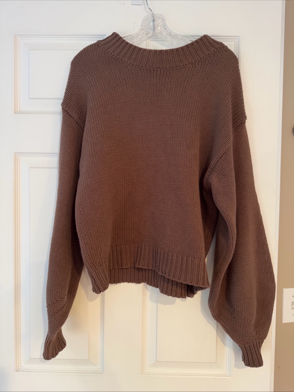 Princess Polly Brown Cozy Knit Women's Sweater Size S/M